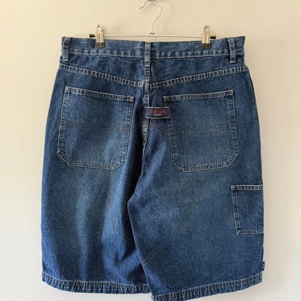 Y2K 2000s Tommy Hilfiger Denim Jorts shorts Men's 33 - Picture 2 of 6
